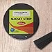 Dabit Quality Magnetic Tape | Magnetic Strip on 1 Side, Self-Adhesive on the Other | Ideal for Crafting Fridge Magnets, Flexible magnetic roll for DIY Projects & Dry Erase Boards
