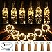 Aokely Wine Bottle Lights with Cork 20 LED Copper Wire String Lights, Pack of 6 Battery Operated Starry String Led Lights for Bottles DIY Christmas Wedding Party Decoration (Warm White) primary