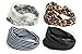 Set of 4: Cotton Multi-Style Headbands for Women Sports or Fashion