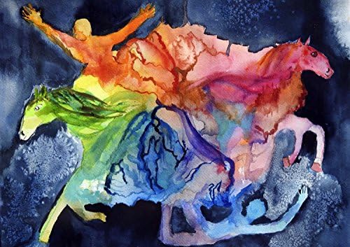 8.5 X 11 Print of Original. Watercolor Painting. Unmatted, Unframed. Complimentary matching notecard *Free*