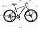Outroad Mountain Bike 26in 21 Speed 3 Spoke Commuter Bicycle(Orange)thumb 3
