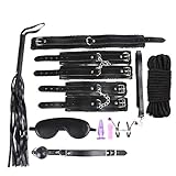 Bed Restraints Bondage Shimly Lover's Bondage 11 pcs Fetish Restrains Bed Sexy SM Tools Kits For Men and Women