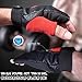 Weight Lifting Gloves (1 Pair) And Weightlifting Wrist Wraps (1 Pair) - 2 in 1 Package For Men & Women Cross Training Fitness Exercise Grip Glove For Gym, Powerlifting & Workout (Pack of 4)