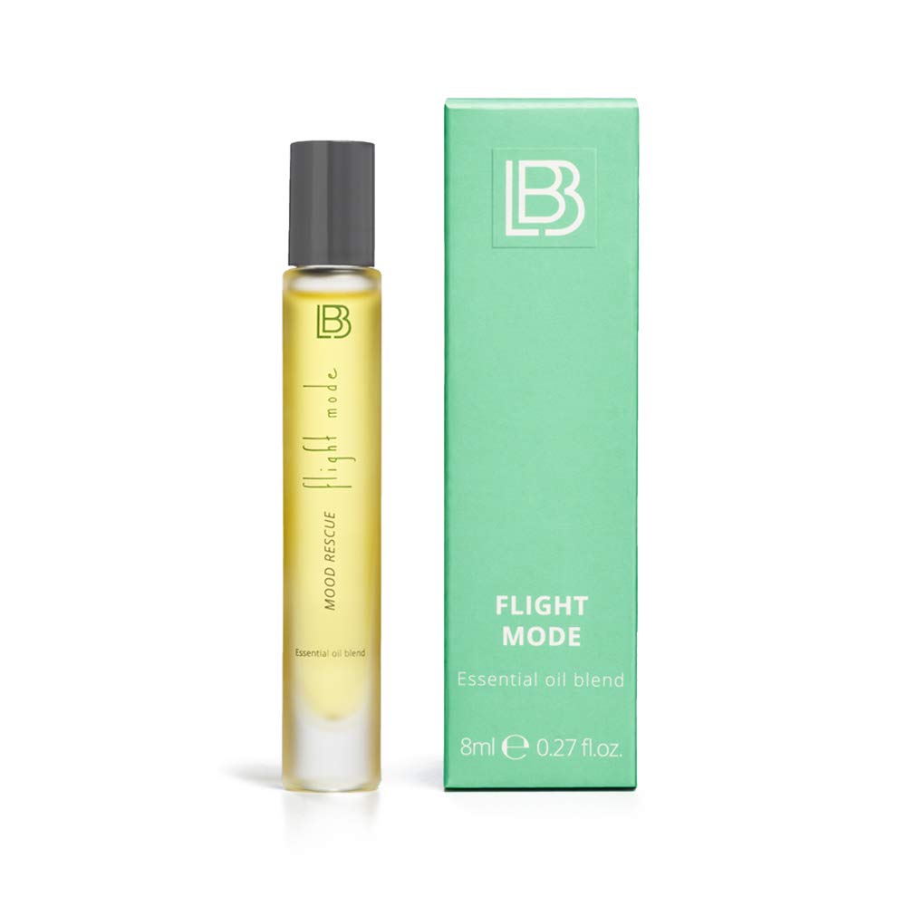 LBB Flight Mode Calming Mood Rescue - De Stress, Relax, Travel & Sleep Well Oil. Immune Boosting Eucalyptus, Natures Sleep Aid Lavender in Luxurious Chia - Portable Aroma Therapy Roll On, Vegan - 8ml