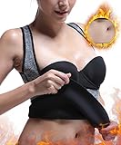 Funnygirl Women's Hot Shapers Hot Sweat Slimming Neoprene Shirt Belly Fat Burner Body Shaper for Women Sauna Vest Weight Loss No Zipper Grey