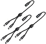 SIOCEN 3 Pack DC Power 1 Female to 2 Male 5.5mm x