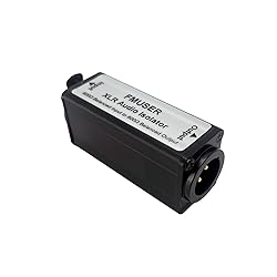 FMUSER XLR Audio Ground Loop Noise Isolator