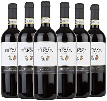 Chianti DOCG 2018 - Poderi da Filicaja - 6 x 0,75 l. - Italian red wine - Tuscany - Italy