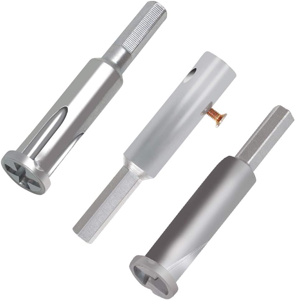 Gasea Wire Twisting Tools, 2.5/4 Flat 3 Lines and 5 Lines Universal Electrical Cable Quick Connector with Wire Stripper Expansion Adapter for Power Drill Driver