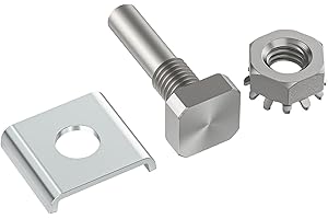 GRONGU Shower Door Pivot Pin Repair Kit with Hex-Nut and Washer, Stainless Steel Pivot Hinge Parts for Pivot/Glass/Framed Shower Doors, Shower Door Replacement Parts