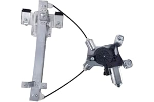 FFFauto 741-390 Rear Driver Left Side Power Window Regulator Motor Compatible with 2007-2014 Cadillac Escalade(NOT FIT ESV or EXT)/2007-2014 Chevy Tahoe/2007-2014 GMC Yukon(NOT FIT XL),4 Door