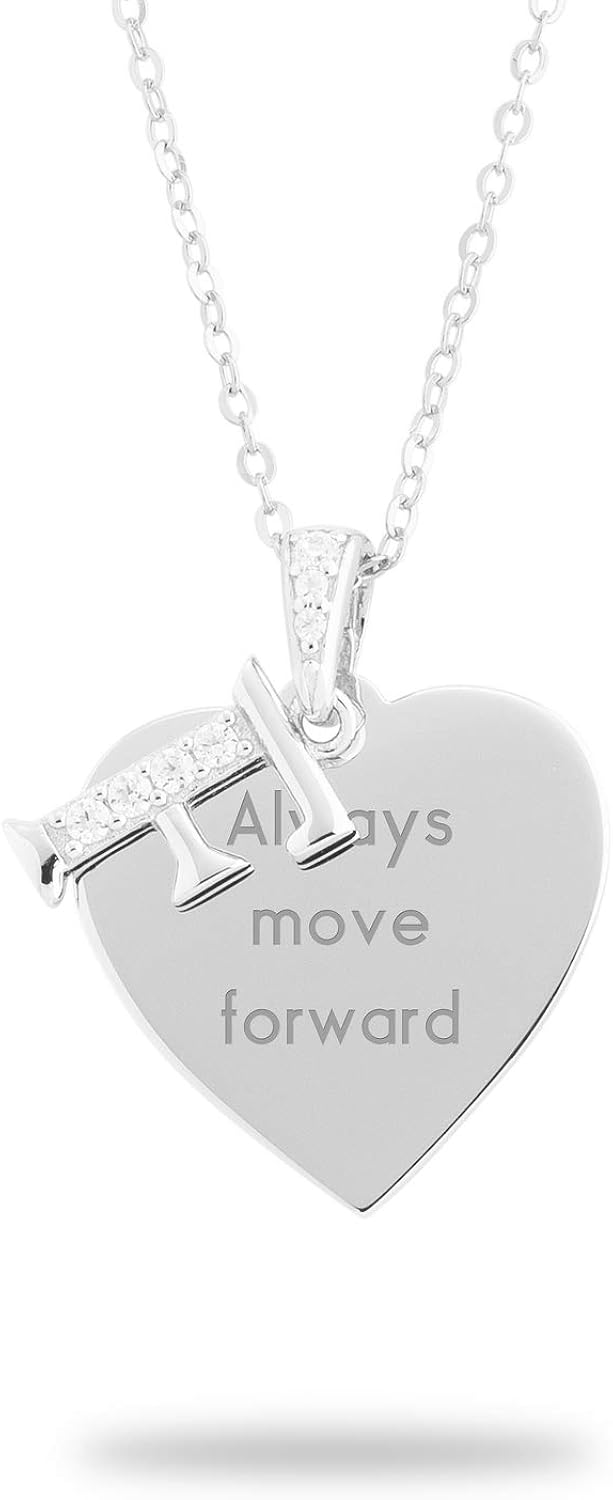 Heart Necklace with Engraving Included 