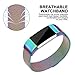 For Fitbit Charge 2 Bands, Charge 2 Milanese Loop Stainless Steel Metal Bracelet with Unique Magnet Clasp Replacement Bands for Fitbit Charge 2 Colorful Small