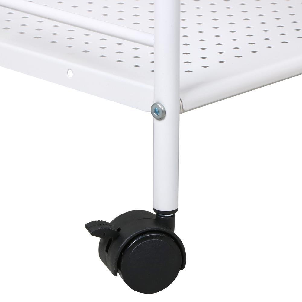 World Pride Rolling Salon Trolley Cart, 3 Tier, White: Beauty
