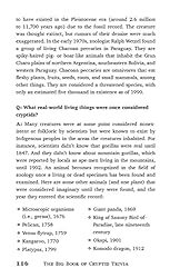 The Big Book of Cryptid Trivia: Fun Facts and