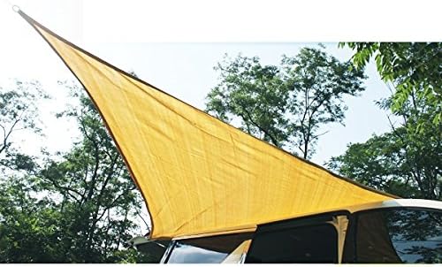 Amazon 三角タープ3 6mx3 ベージュ系 三角シェード 厚手の遮光ネット 紫外線カット率90 シェードセイル 日よけシート Lacometa タープ
