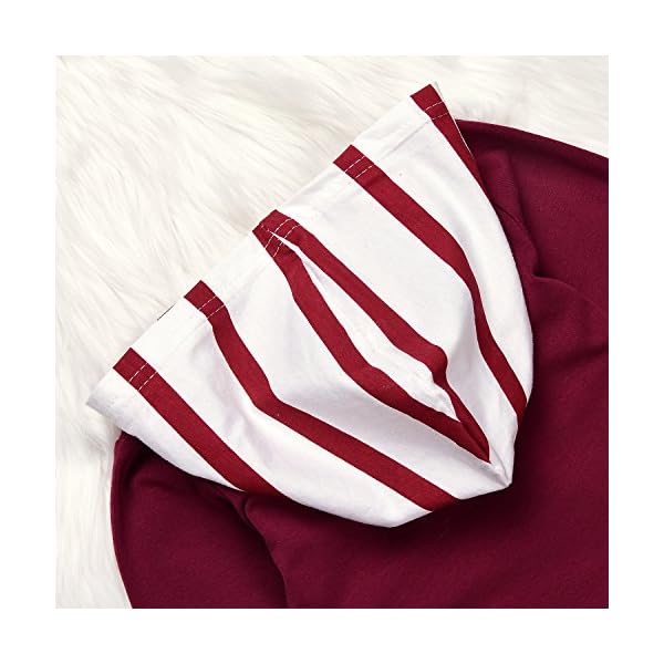 AlwaysFun Newborn Baby Girls Boys Long Sleeve Striped Hoodies Tops Sweatsuit and Stretch Pants Outfits Clothing Set - Image 7