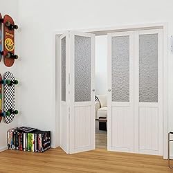 BARNER HOME Bi-Fold Doors, Half Tempered Glass