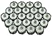 Bluedot Trading Submersible Waterproof LED Candle Tea Lights for Decoration, Wedding Centerpieces, or Parties, Pools, Vases, or Fountains, White, 24-Pack