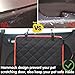 BABYLTRL Dog Car Seat Cover Waterproof Pet Seat Cover Nonslip Back Seat Cover for Cars Trucks and SUVS (Black, Hammock)