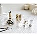 BINO 'The Mondrian' 8 Compartment Jewelry and Makeup Organizer, Clear and Transparent Cosmetic Beauty Vanity Holder Storage