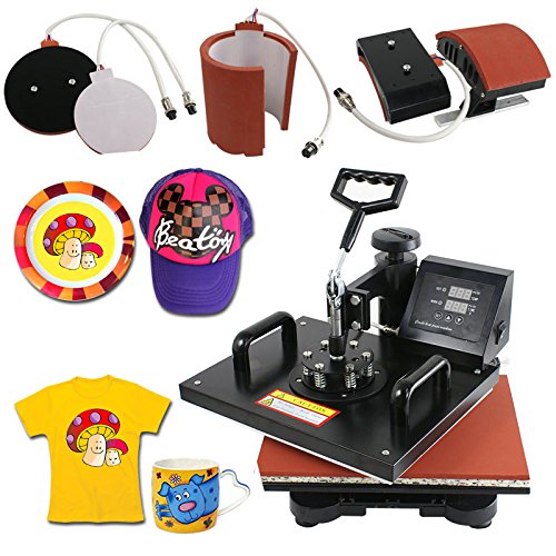 Zeny Professional 5 In 1 12" X 15" Multifunction Sublimation Combo Heat Press.. 25 514oB6O3wVL