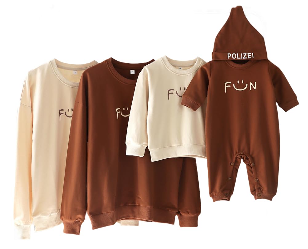 Jutao Pin Parent and Child Look, Trainer, Parent-child Top, Coordinate, Spring, Autumn, Winter, Baby Romper, Long Sleeve, Parent-child Hoodie, Matching Clothes, Pair of Clothes, Parent-child Clothes,