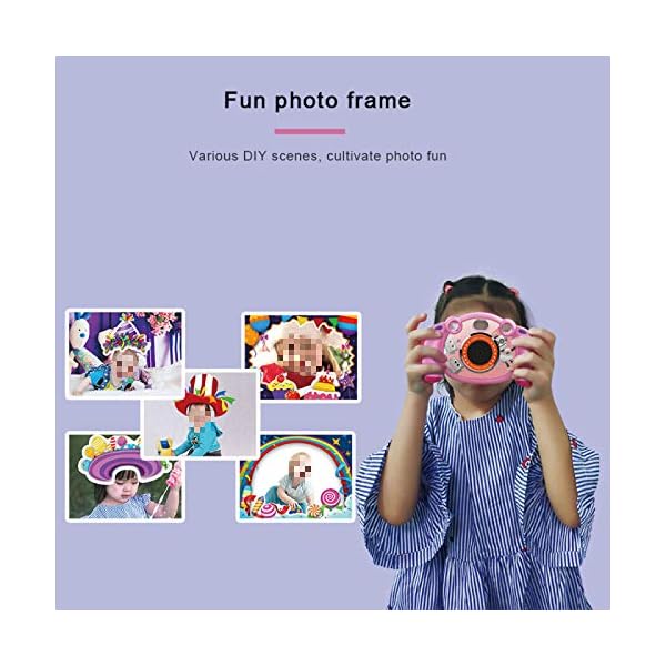 MHBY Kinderkamera, niedliche 5MP Kinderkamera Lithiumbatterie Mini-HD-Projektion Digitalkamera Fotografie Digitalkamera… – Bild 4