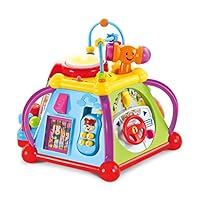 PowerTRC Musical Activity Cube Play Center with Lights w/ Lights, Sounds & 15 Functions