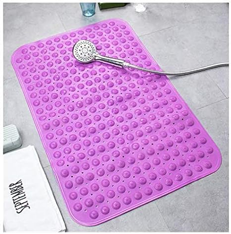 Amazon お風呂マット 浴槽 滑り止めマット 転倒防止 介護用品 抗菌防カビ 吸盤付き 足裏マッサージ 100x40cm 赤ちゃん 高齢者 介護用 ピンク うすい紫 56 86cm 風呂マット すのこ ホーム キッチン オンライン通販