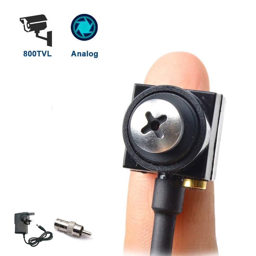 Caméra Espion Anna Flowers - WiFi HD, Vision Nocturne IR, Détection Mouvement, Micro SD 32Go