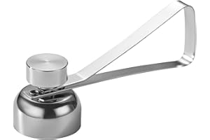 Fox Run Stainless Steel Egg Cracker, Egg Shell Opener for Hard Boiled or Raw Eggs