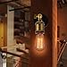 Linkax Loft Vintage Wall Sconce Lamp Fixture Industrial Retro Mall Light Metal Lamp ( Edison Bulbs not included)