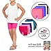 BASICO 6, 12pk Girls Dance Bike Shorts Under Dress Dance Bike Shorts for Playground Sports or Under Skirts