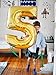 Happy 16th Birthday Banner Balloons Set for Sweet 16 Years Old Birthday Party Decoration Supplies Gold Black