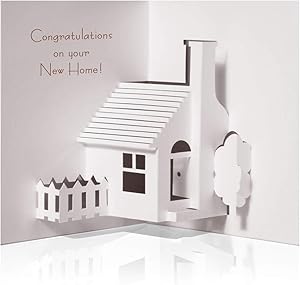 Hilltop Studios Home Sweet Home Housewarming Deluxe Real Estate Thank You Cards - Made in the USA -10 Pack