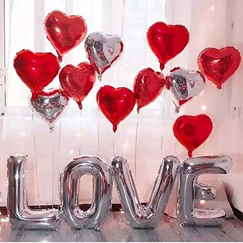 Party Pilot Love Balloons Combo For Valentines Day Room