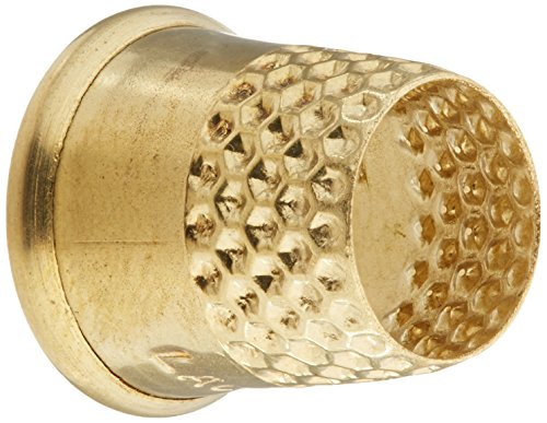 Lacis RQ62 14.5MM Open Top Tailor's Thimble, 14.5mm, Brown