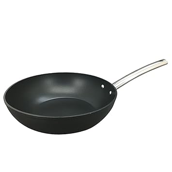 MasterPro Foodies Sartén Wok, Aluminio Forjado, Negro, 28 cm: Amazon.es: Hogar