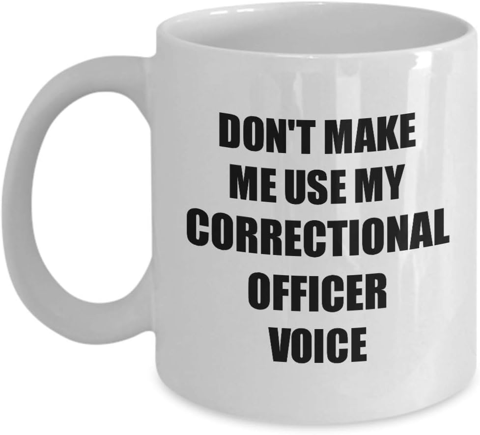 Correctional Officer Mug Funny Jailer Prison Guard Coworker Fellow
