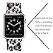 Allbingo Cute Bands Compatible with Apple Watch,Women Men Floral Replacement Strap Wristband for Apple Watch 38mm/40mm/42mm/44mm Iwatch Series 4 Series 3 Series 2 Series 1
