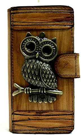 Owl emblem leather iphone 6 or Iphone 7 case cover