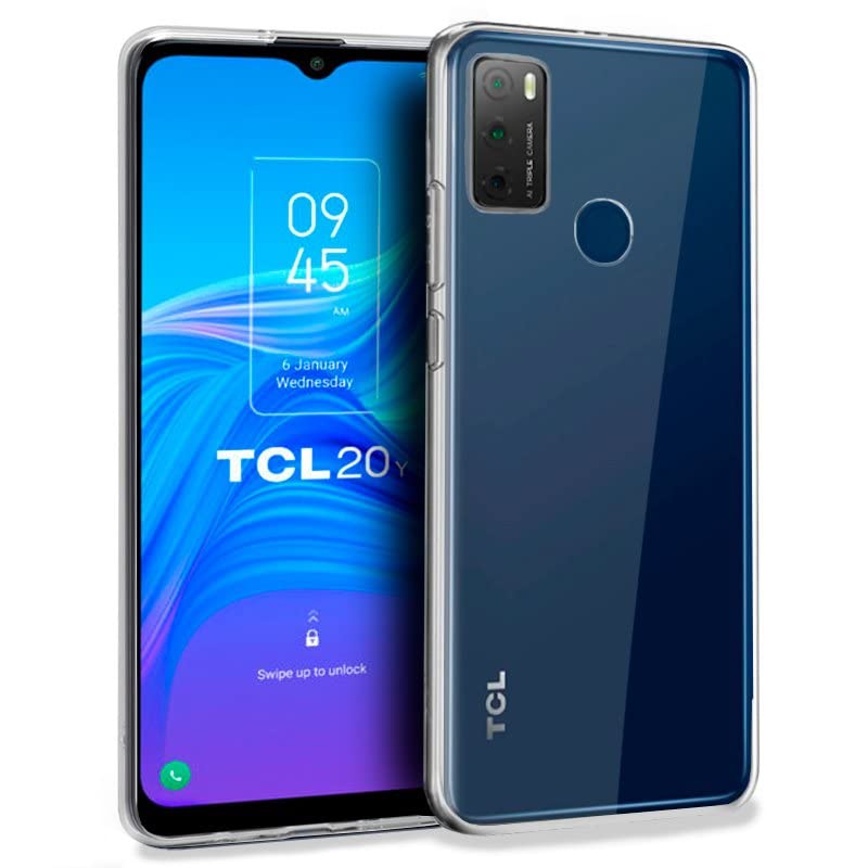 Cool Silicone Case for TCL 20Y (Transparent)