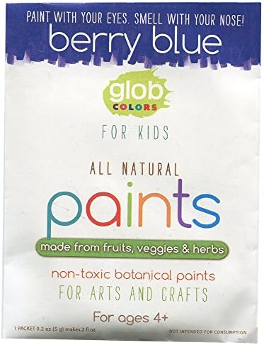 Glob Natural Paint 2Oz Packet Berry Blue