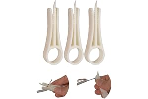 GKOKG Network Cable Untwist Tool – Wire Straightener & Pair Separator for CAT5/CAT6/CAT7, Quickly Organizes Twisted Pairs for Clean Cabling (Type-A White 3 Pcs)