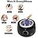 Waxing kit Wax Warmer Hair Removal Wax Heater - Ejiubas At Home Waxing Kit Wax Warmer Machine with 4 Bags Hard Wax Beans 20 Wax Applicator Sticks Wax Heater with Beads