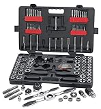 GEARWRENCH 114 Pc. SAE/Metric Ratcheting Tap and Die Set - 82812