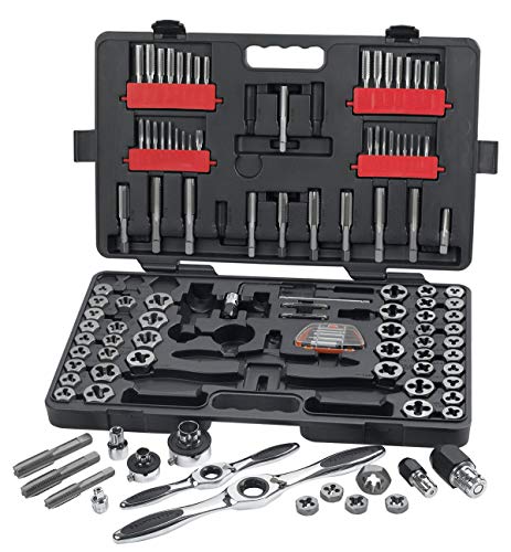GEARWRENCH 114 Pc. SAE/Metric Ratcheting Tap and Die Set -...