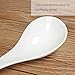 Porlien 11-inch Bone China Soup Spoon, Soup Ladle for Tureen with Long handle