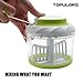 TOPULORS 34OZ Manual Food Chopper Hand-Powered Food Chopper Compact Handheld Onion Chopper, Garlic Squeezer, Ginger Slicer, Pepper Cut, Herbs Chop, Cheeses Chopper Masher